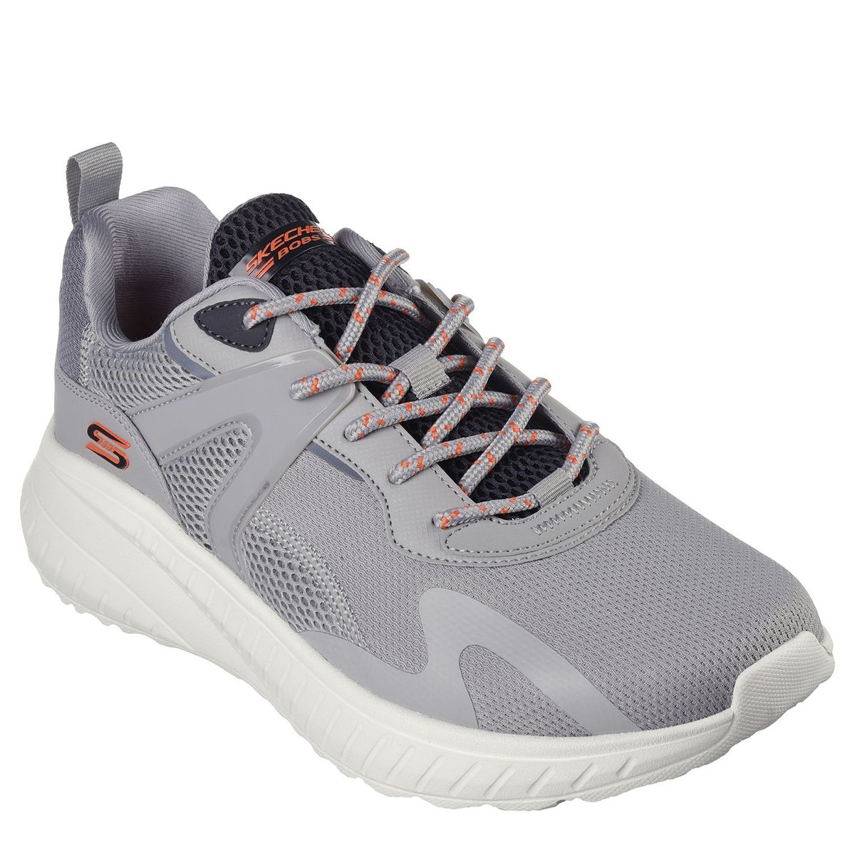 SKECHERS - Zapatillas Urbanas Hombre Skechers Bobs Squad  Gris