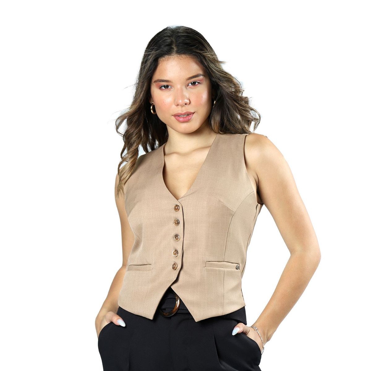 FORDAN JEANS - Chaleco Casual Mujer Fordan Jeans