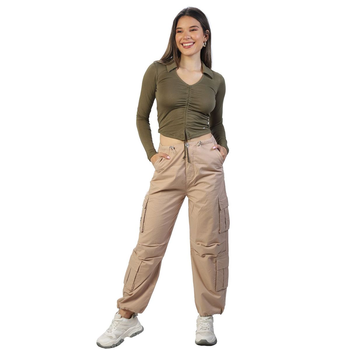 FORDAN JEANS - Pantalón Cargo Mujer Fordan Jeans Ford.