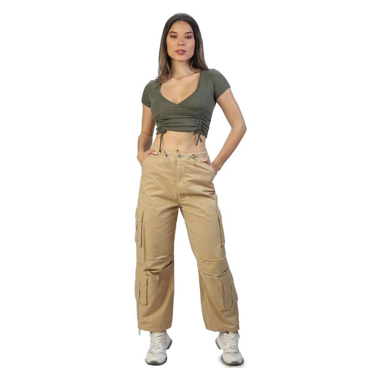FORDAN JEANS - Pantalón Cargo Mujer Fordan Jeans