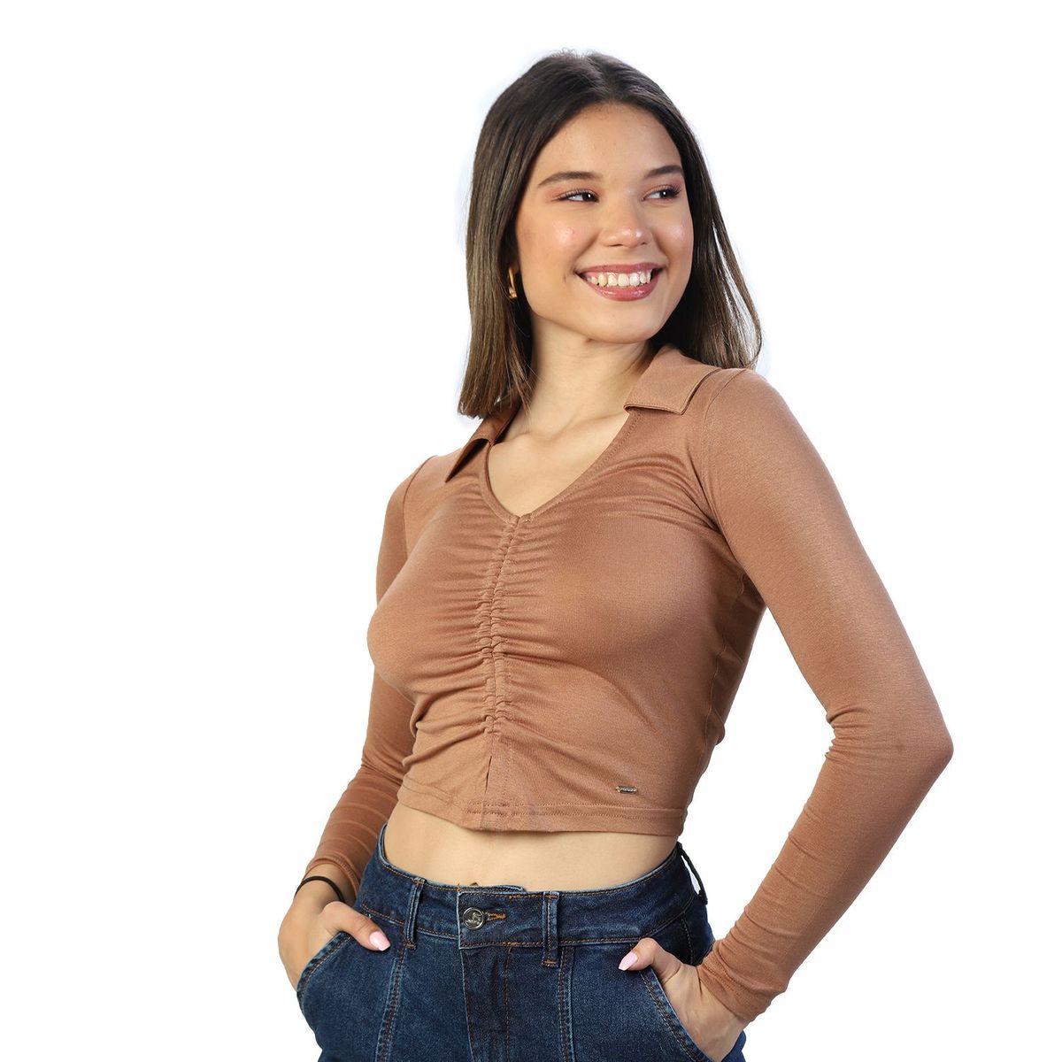 FORDAN JEANS - Polo Manga Larga Mujer Fordan Jeans