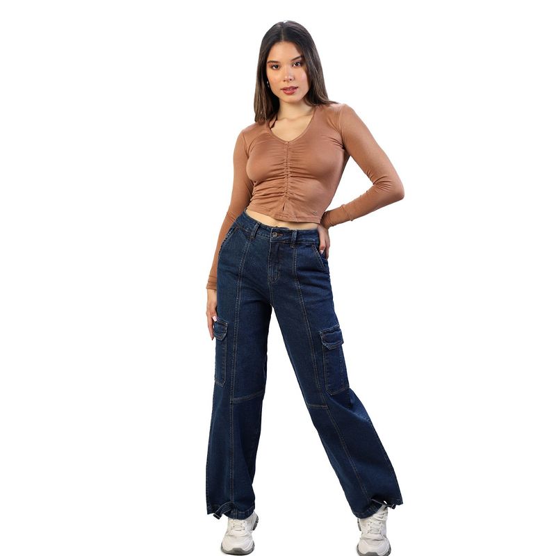 FORDAN JEANS - Pantalón Cargo Mujer Fordan Jeans