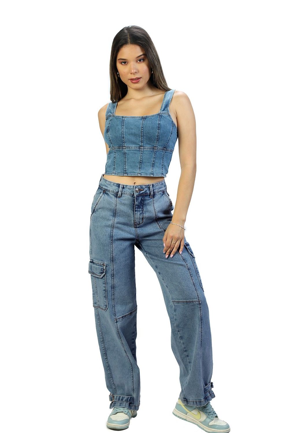 Kansas Saga Pantalones Mujer Kansas Casaca Jean Mujer Ripley