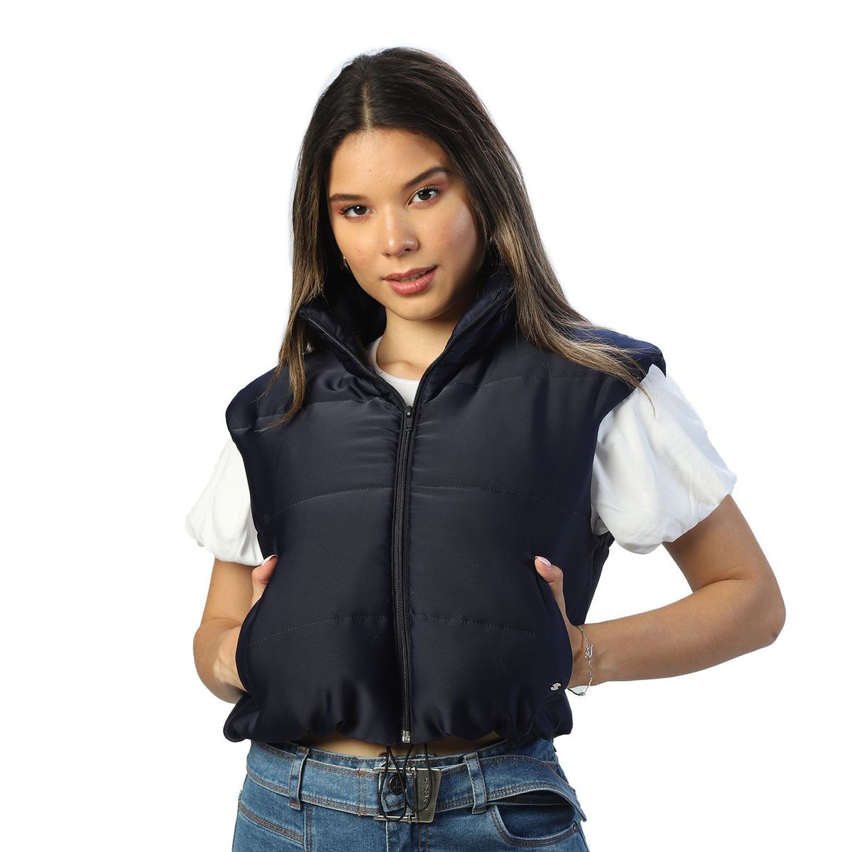 FORDAN JEANS - Chaleco Casual Mujer Fordan Jeans