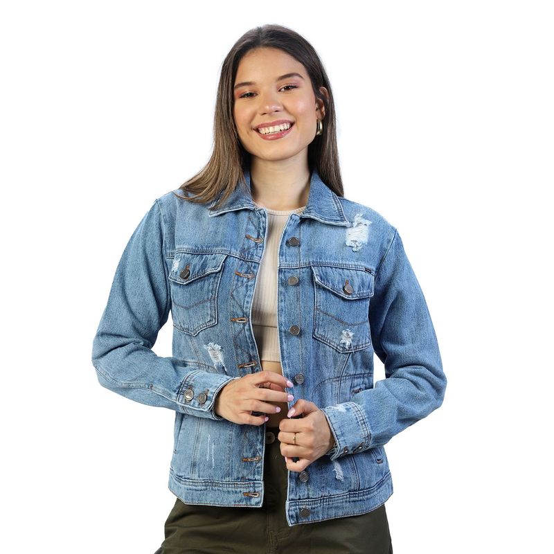 FORDAN JEANS - Casaca Jean Mujer Fordan Jeans