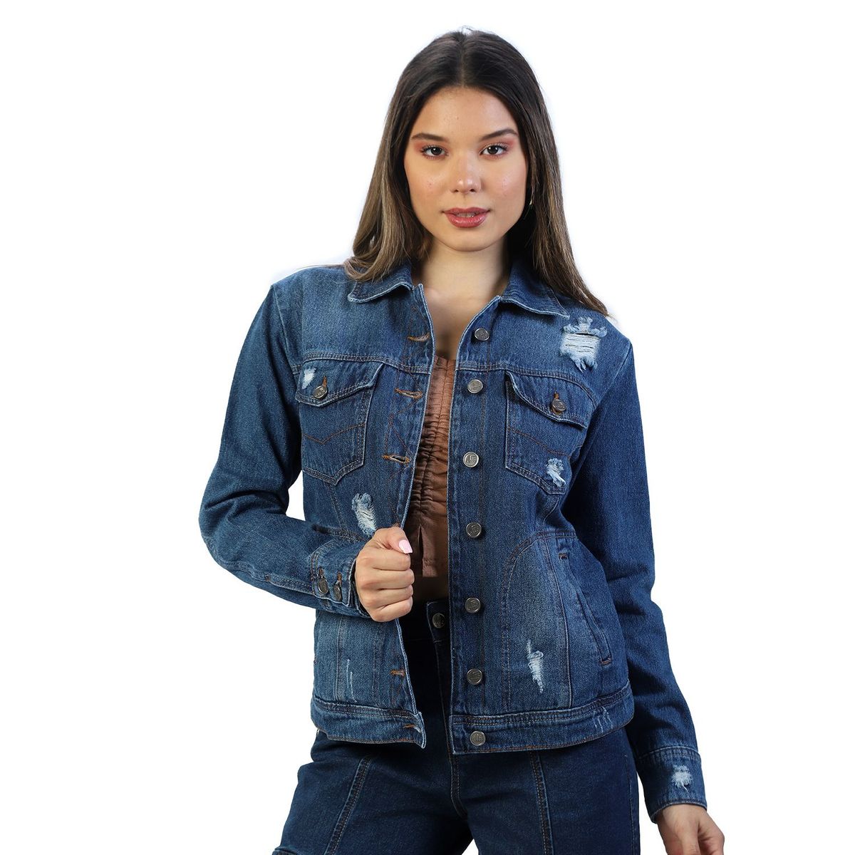 FORDAN JEANS - Casaca Jean Mujer Fordan Jeans