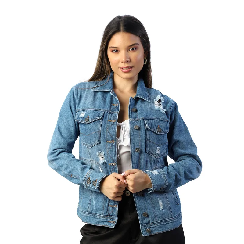 FORDAN JEANS - Casaca Jean Mujer Fordan Jeans