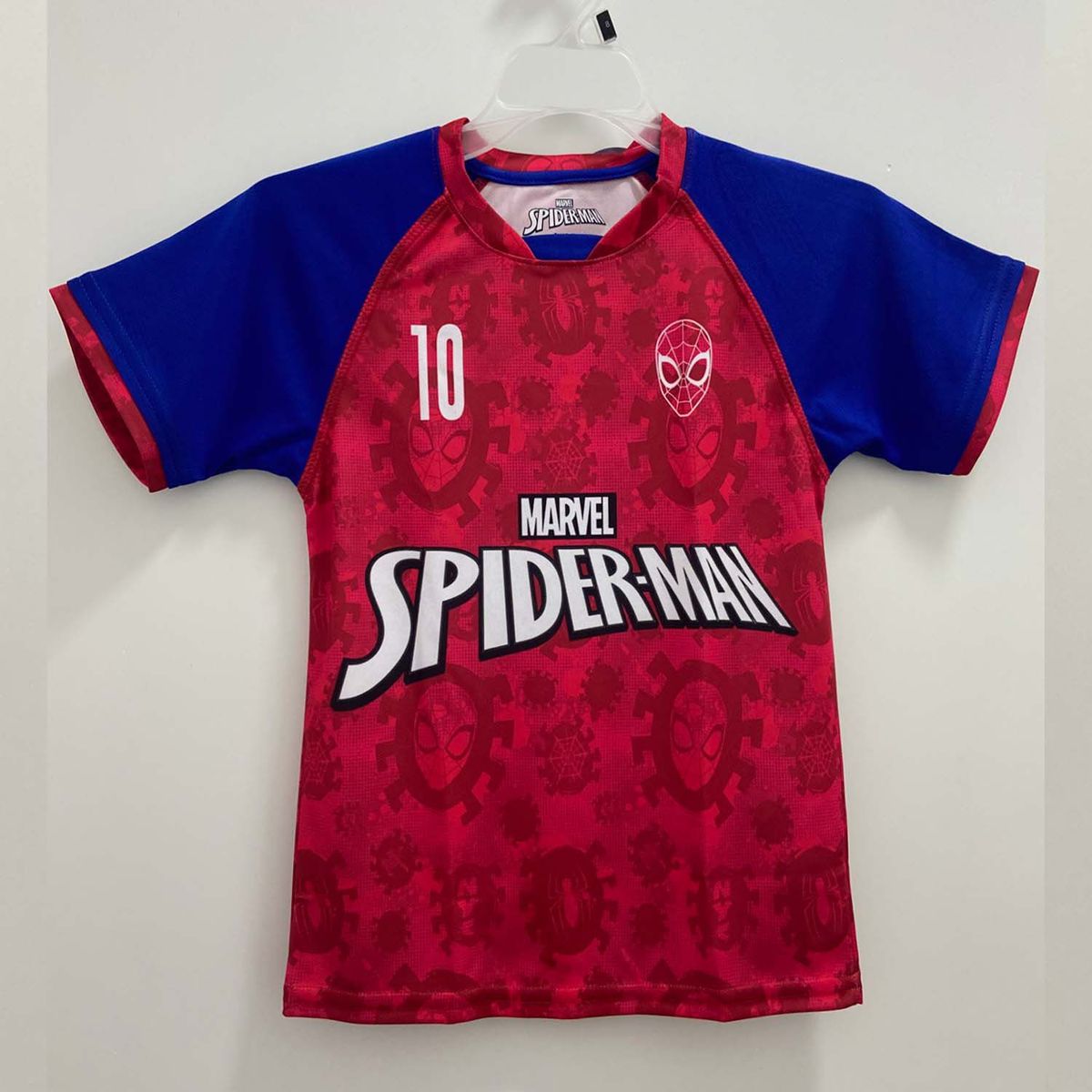 MARVEL - Camiseta De Futbol Niño Manga Corta Spiderman