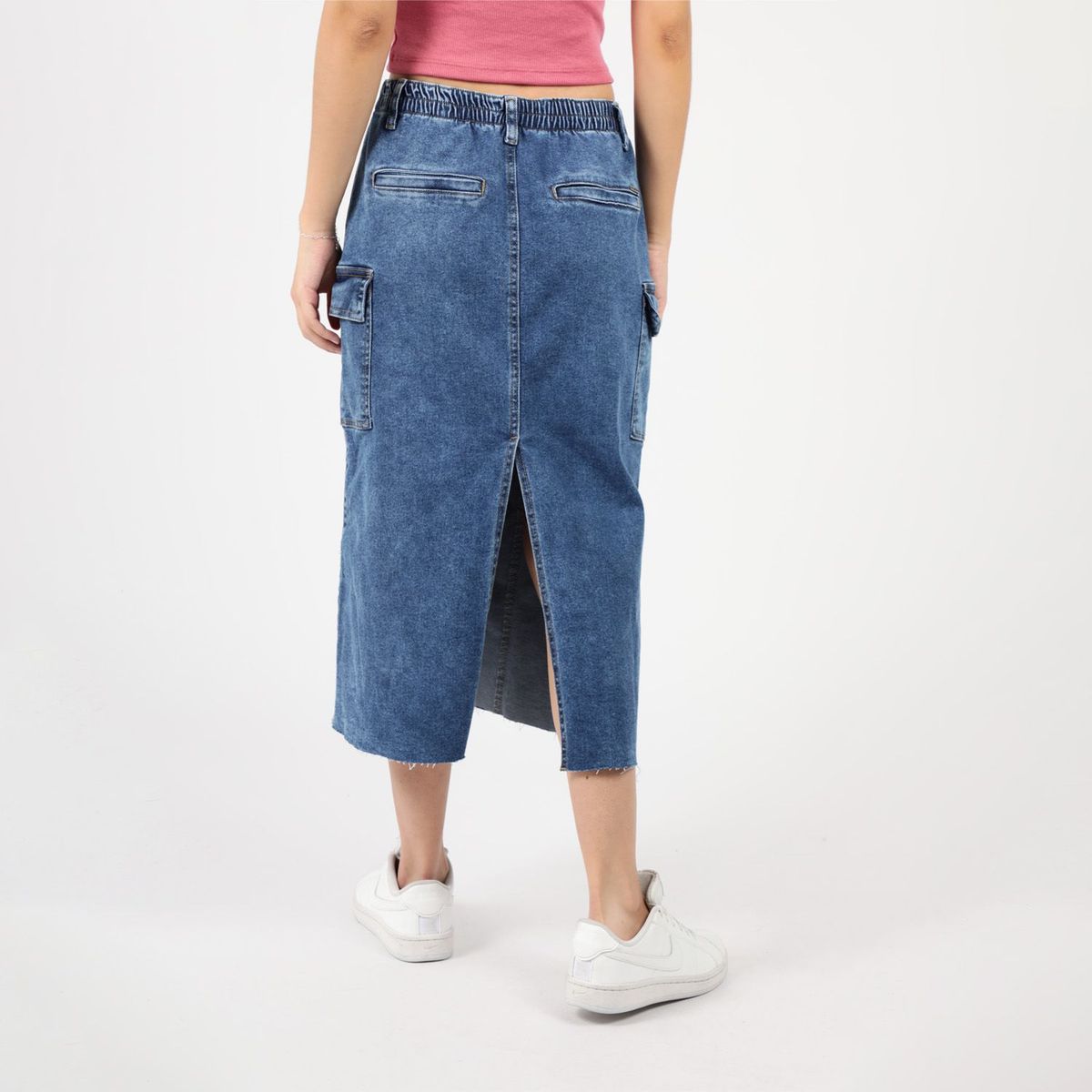 DOO AUSTRALIA - Falda Jean Larga Mujer Doo Australia