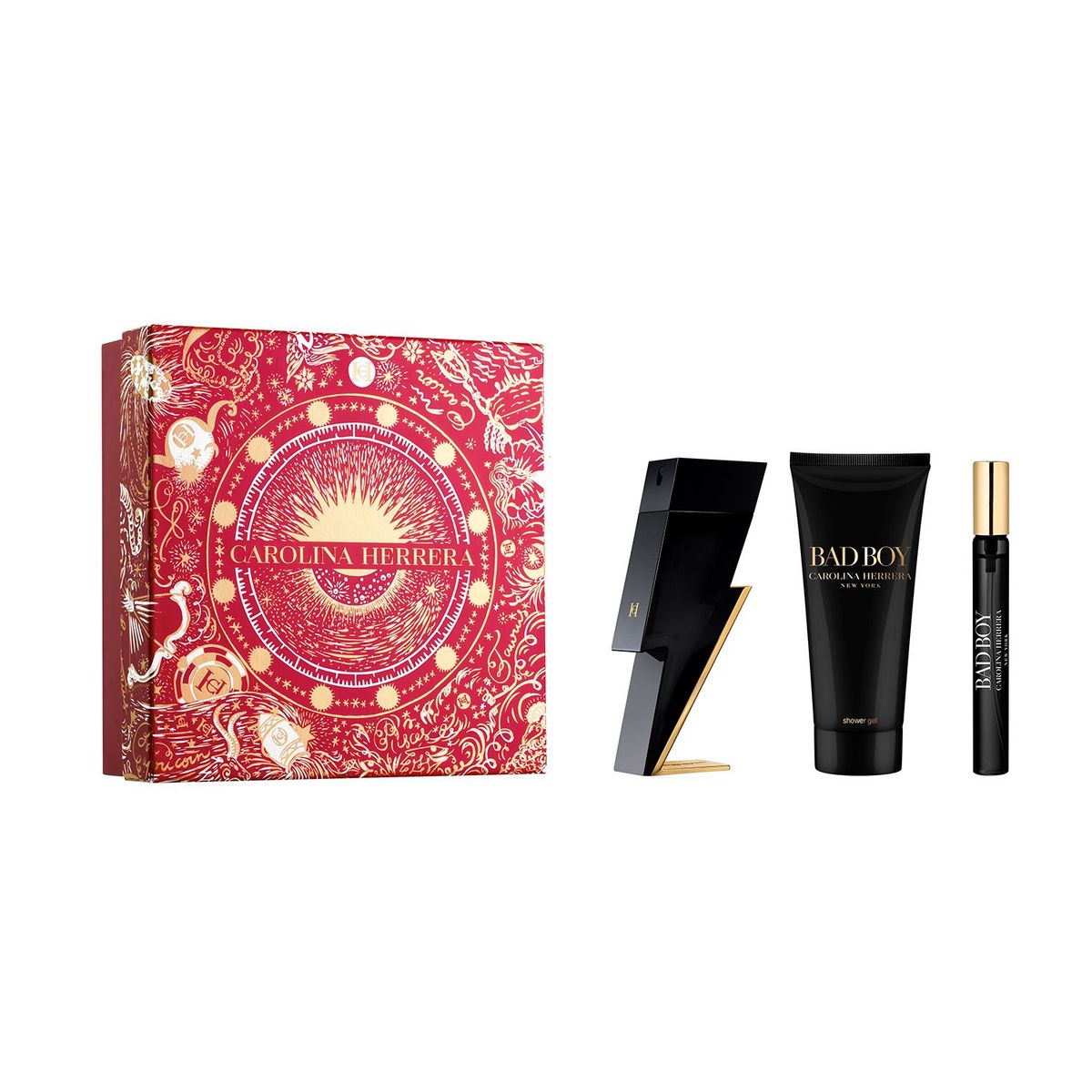 CAROLINA HERRERA - Set De Regalo Bad Boy Edt 100ml + Shower Gel 100ml Carolina Herrera