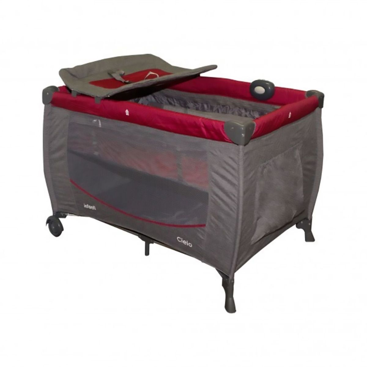 INFANTI - Cuna Corral Infanti Cielo Zigzag Red