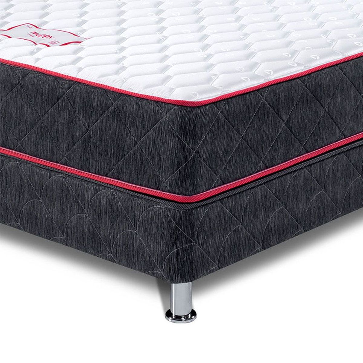 PARAISO - Dormitorio Nappy 1.5 Plz + Sofá Cama + 1 Almohada + Protector