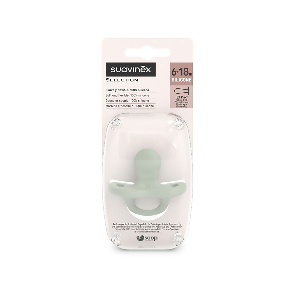 SUAVINEX - Chupón Smoothie 6-18m Verde