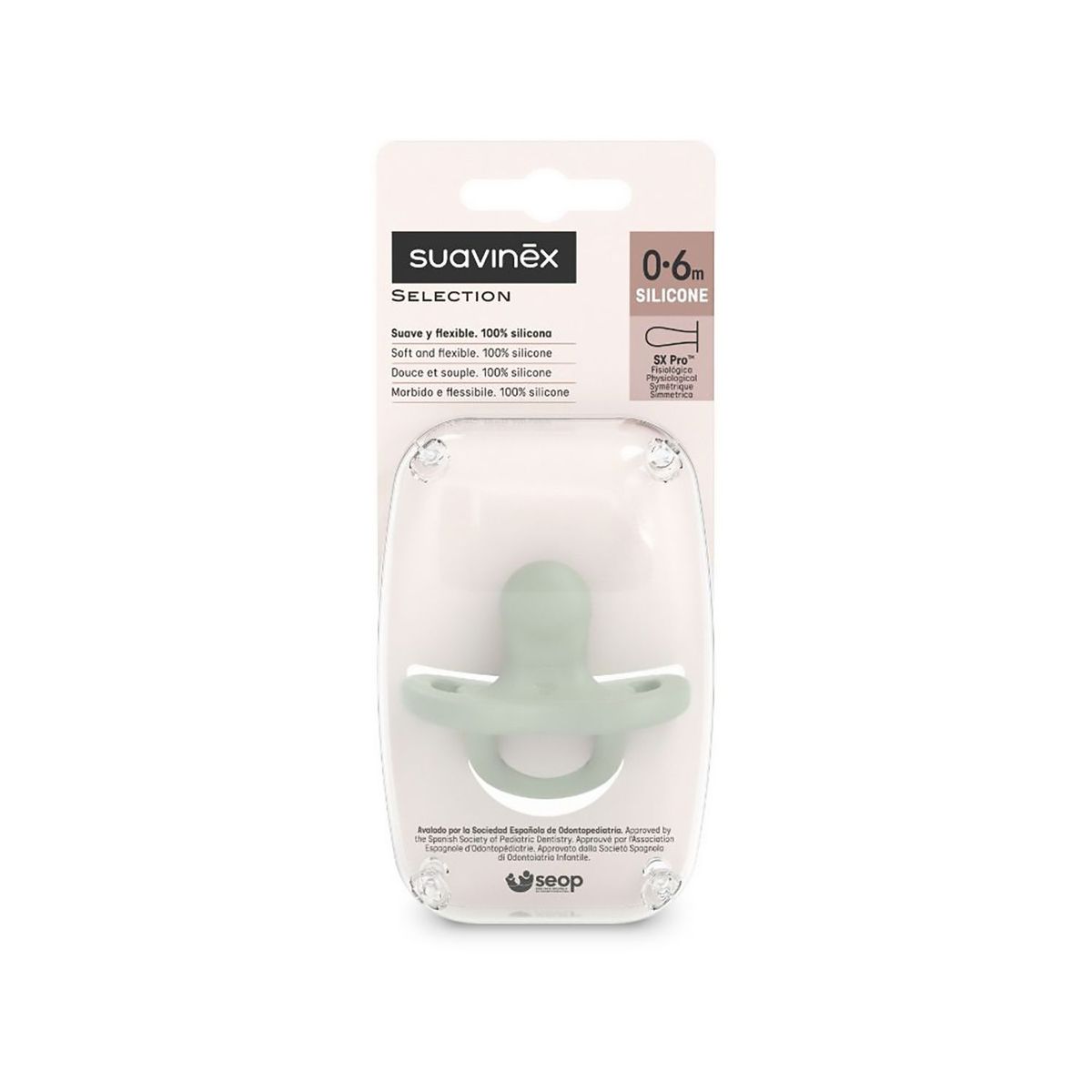 SUAVINEX - Chupón Smoothie 0-6m Verde