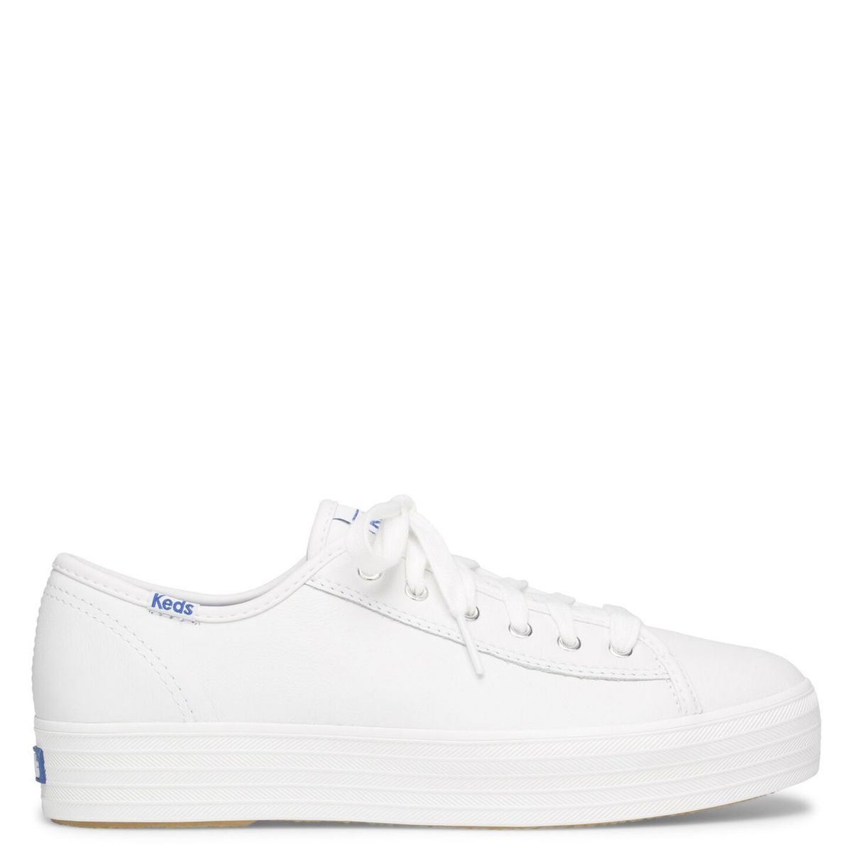 KEDS - Zapatillas Urbanas Mujer Triple Kick Leather White Keds