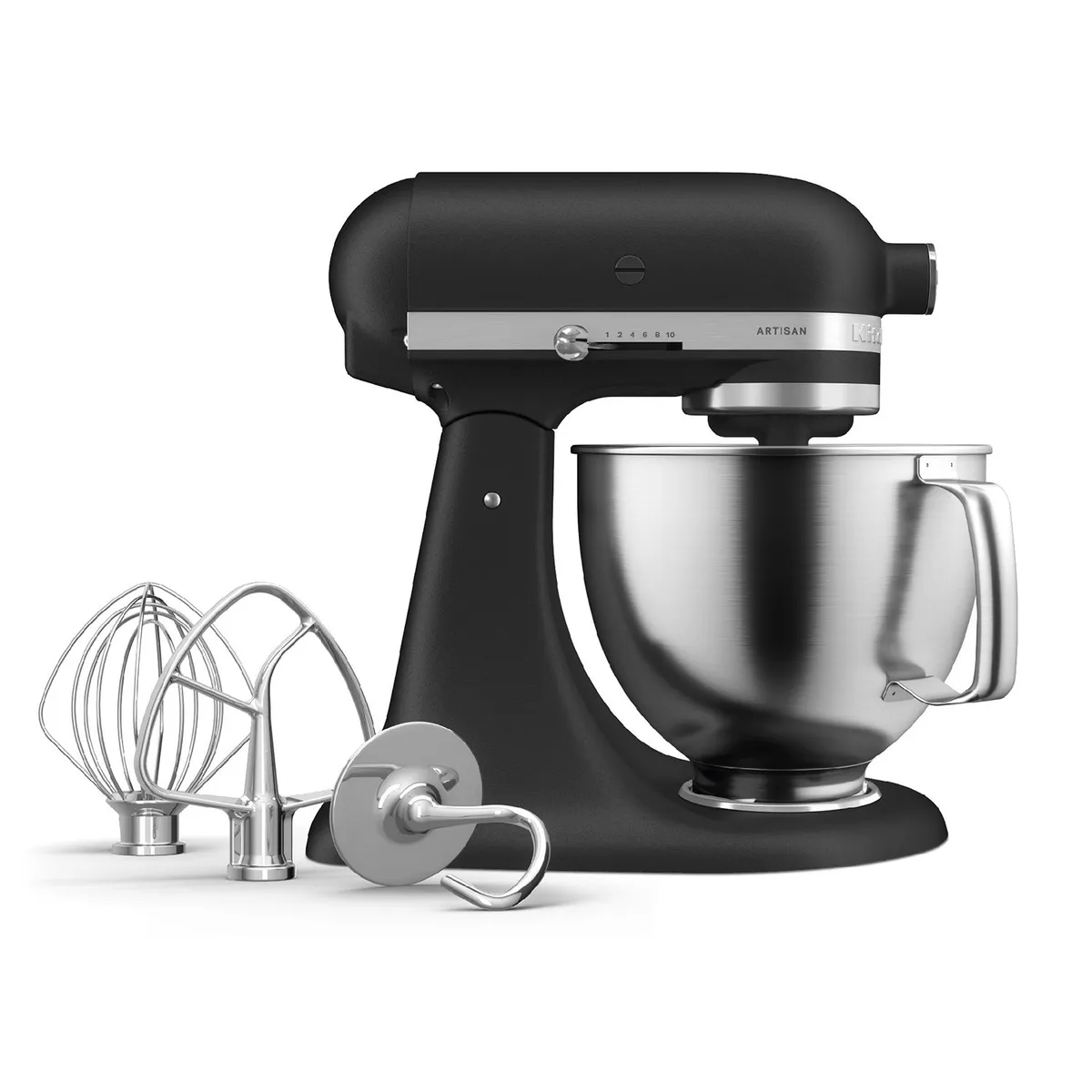 KITCHENAID - Batidora de Pedestal Negro Mate 4.8L 5KSM150PSEBK