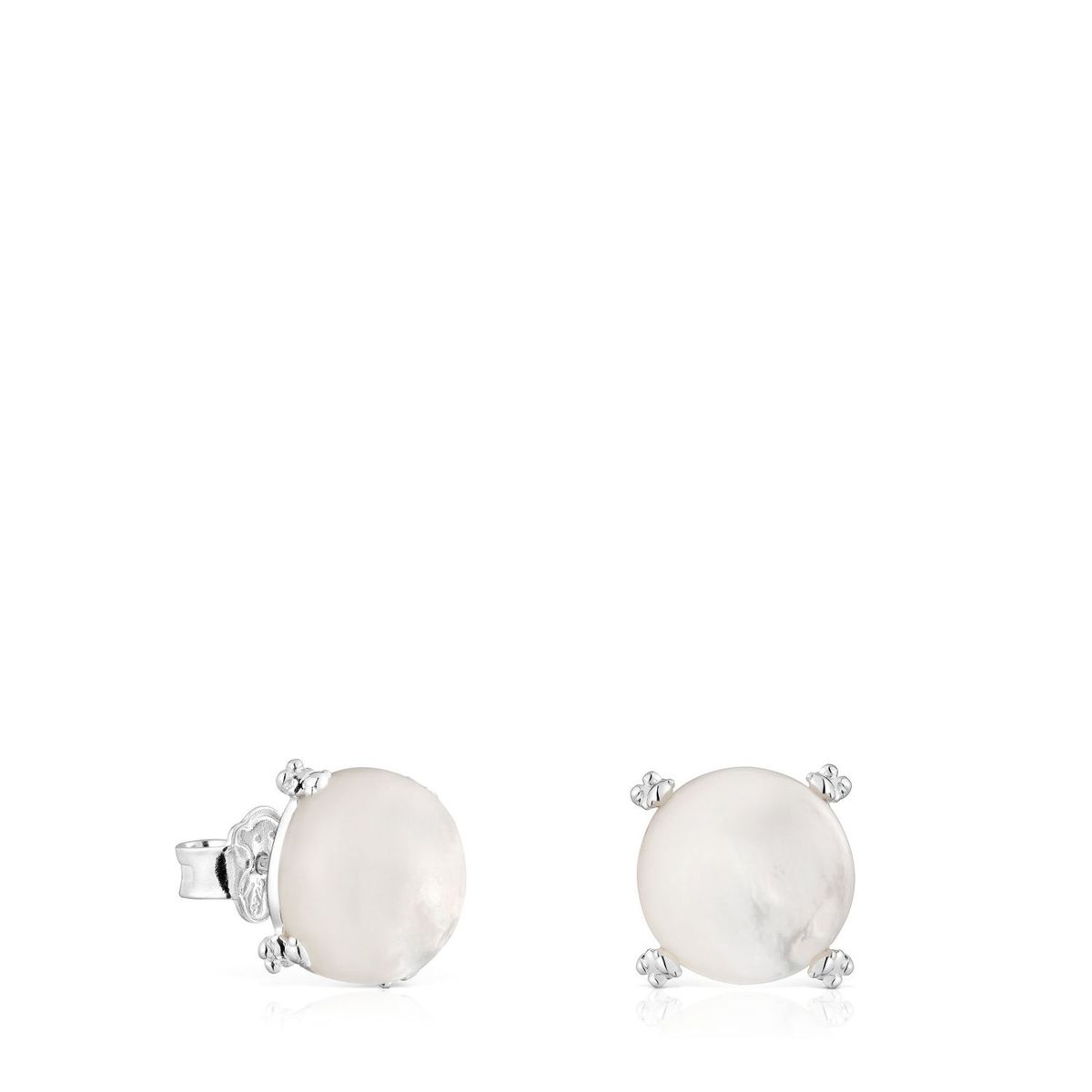 TOUS - Pendientes Plata 1Ley Nacar 10 mm