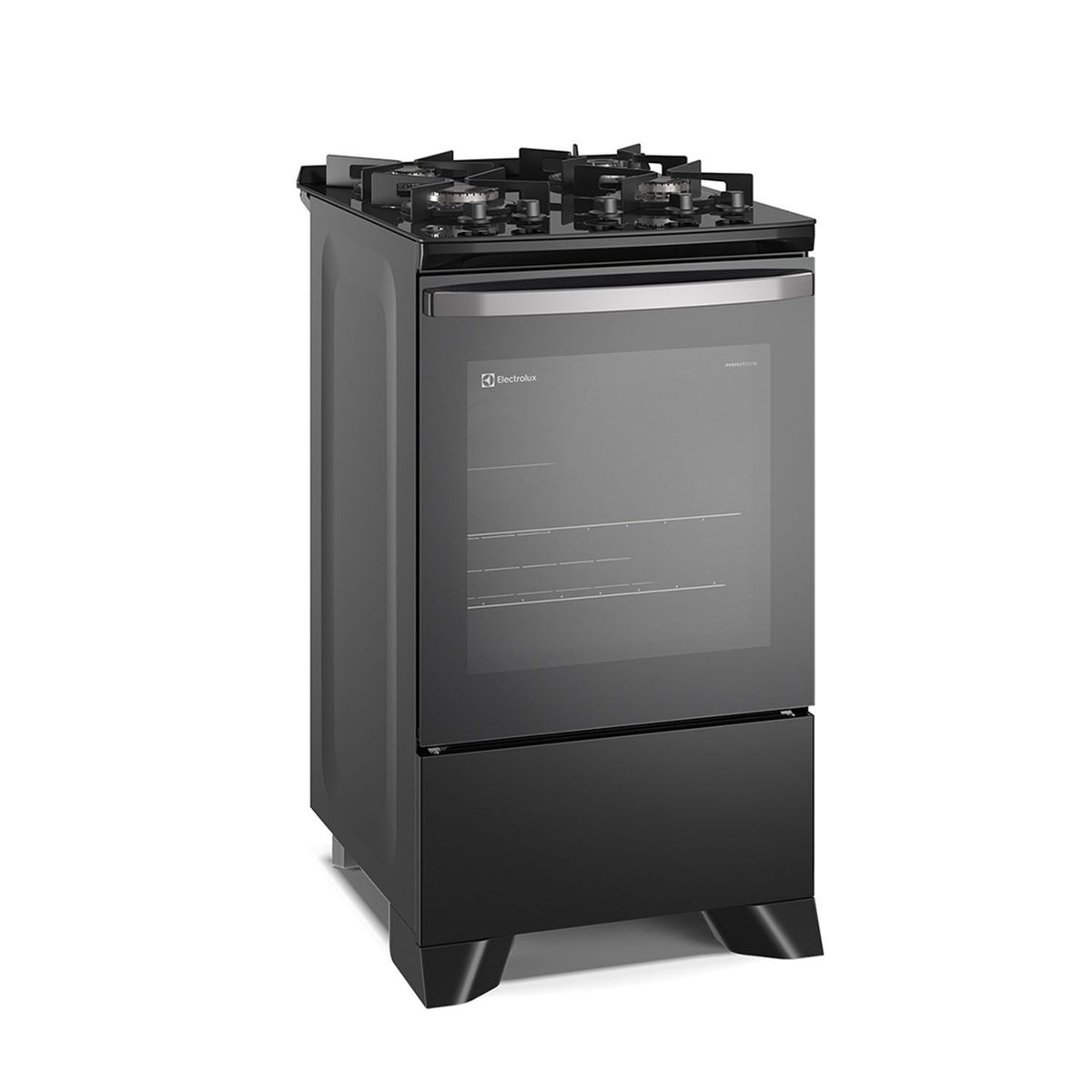 ELECTROLUX - Cocina a Gas 4 Hornillas Negro FE4GP