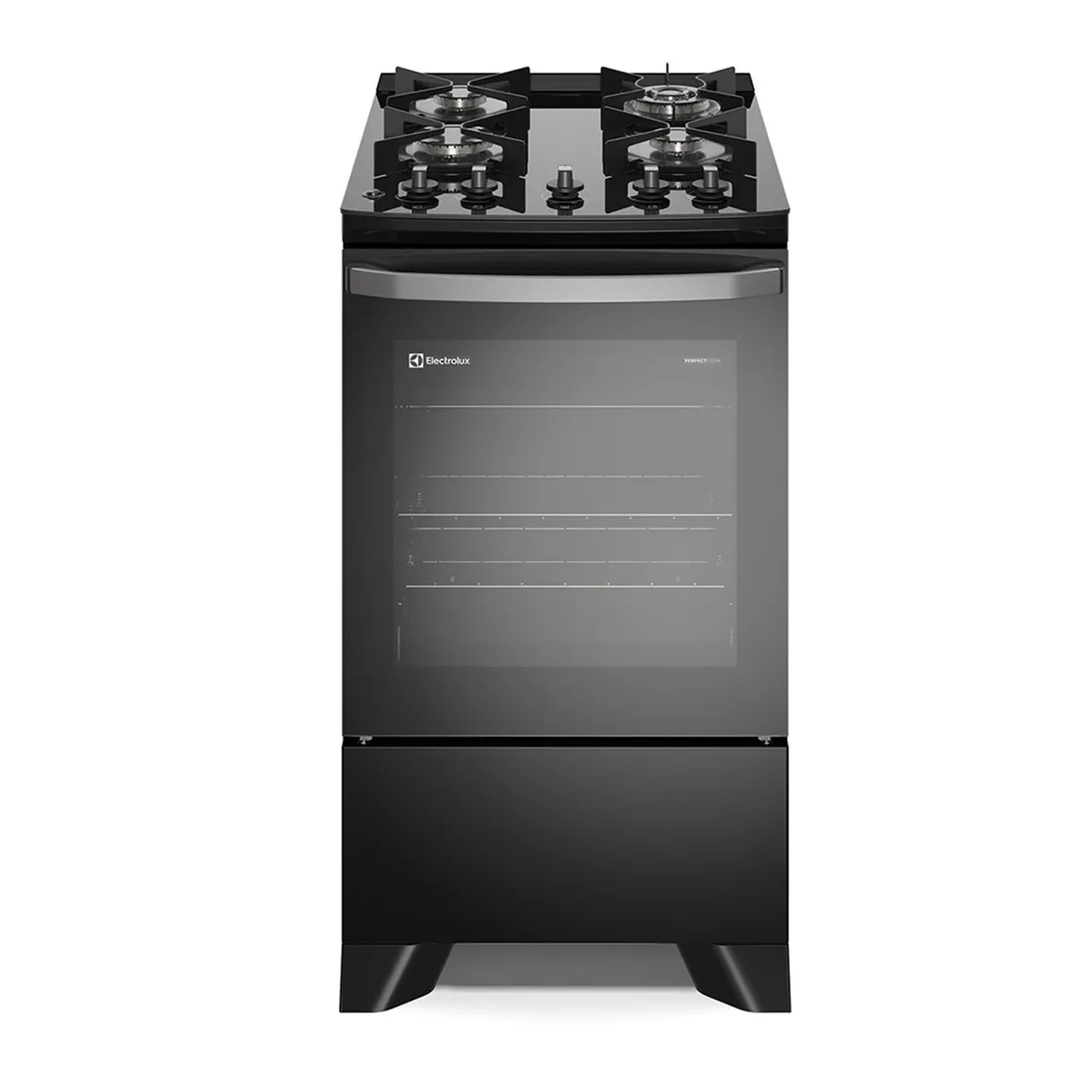 ELECTROLUX - Cocina a Gas 4 Hornillas Negro FE4GP