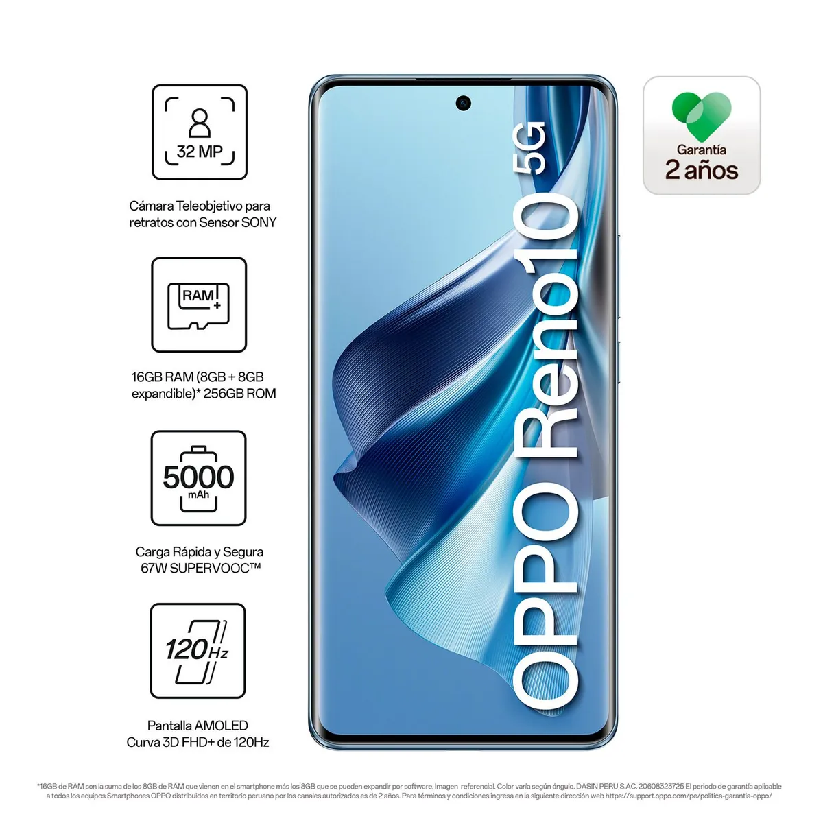 OPPO - Celular Oppo Reno 10 256gb