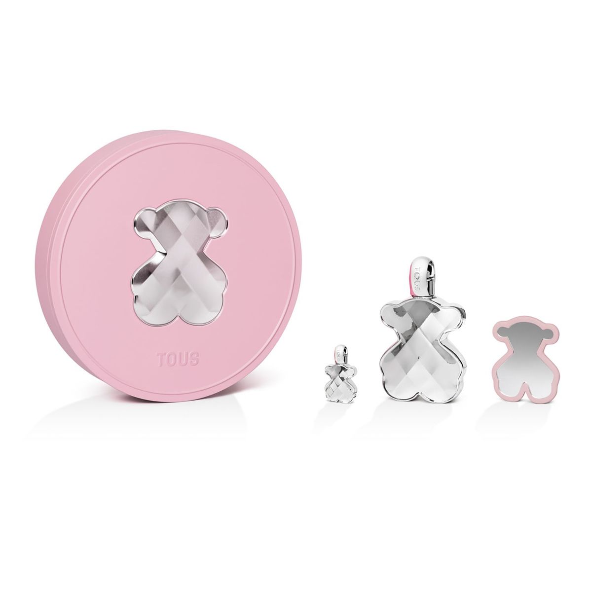 TOUS - Loveme The Silver Parfum 90 Ml + Espejo + Miniatura 4.5 Ml