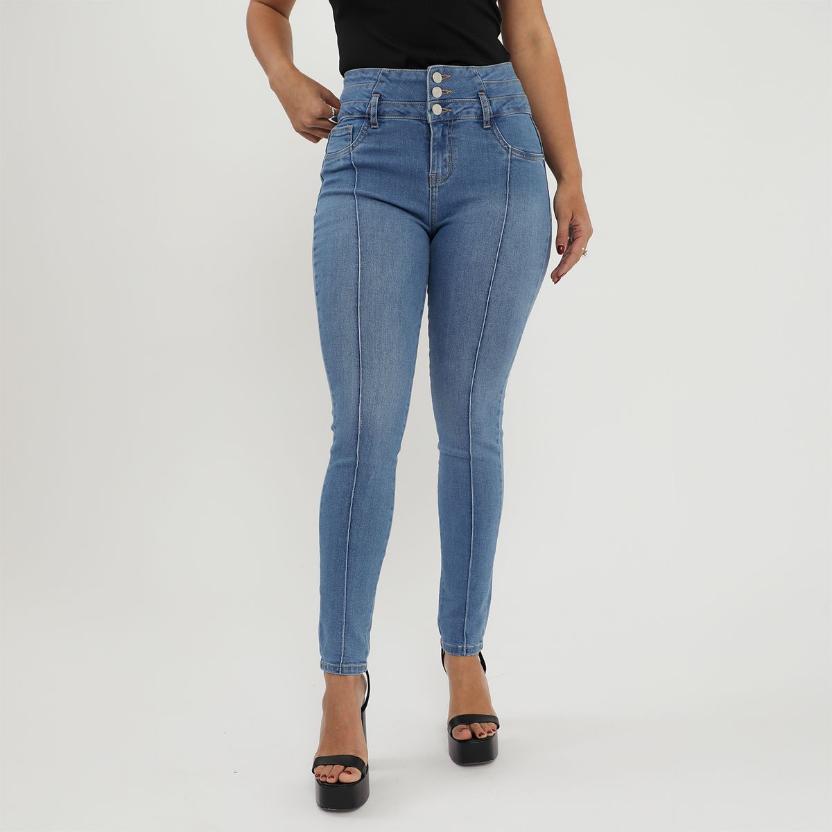 MOSSIMO - Jean Skinny Tiro Alto Mujer Mossimo