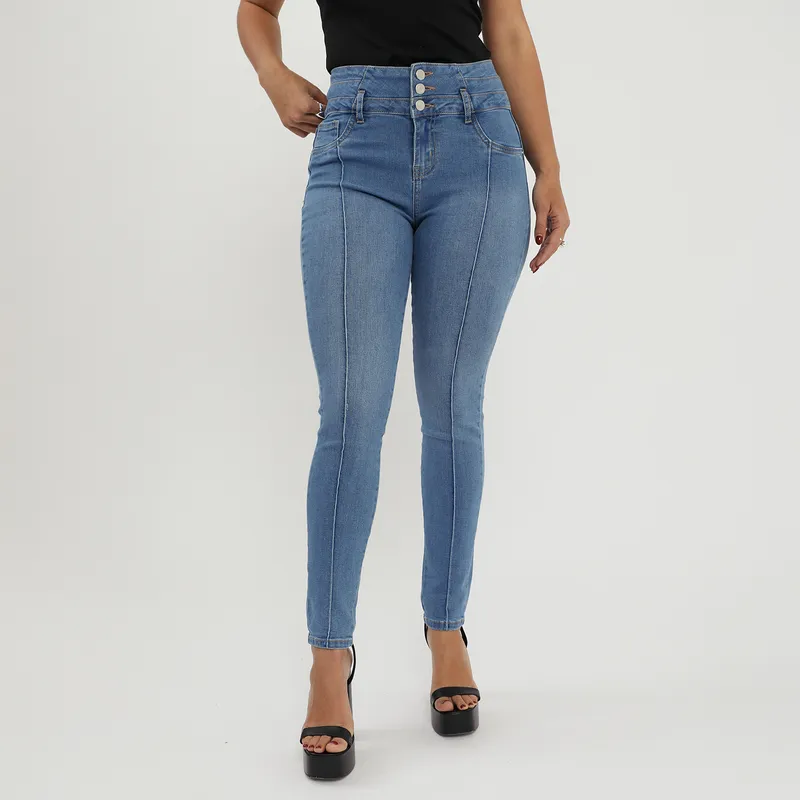 MOSSIMO - Jean Skinny Tiro Alto Mujer Mossimo