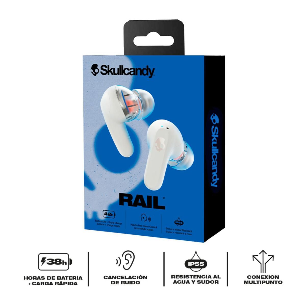 Skullcandy - Audífono Skullcandy Rail Tw Bone