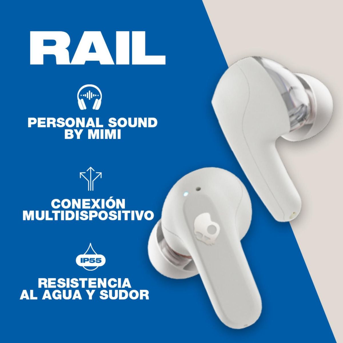 Skullcandy - Audífono Skullcandy Rail Tw Bone
