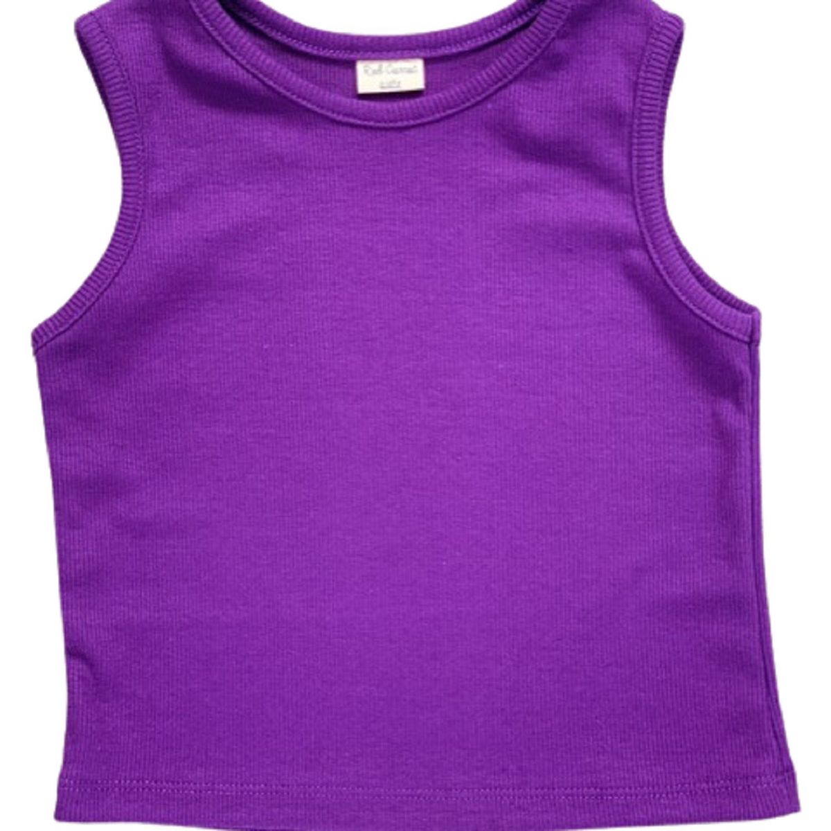 RED CARROT - Polo Niña Crop Sin Mangas Algodón Red Carrot