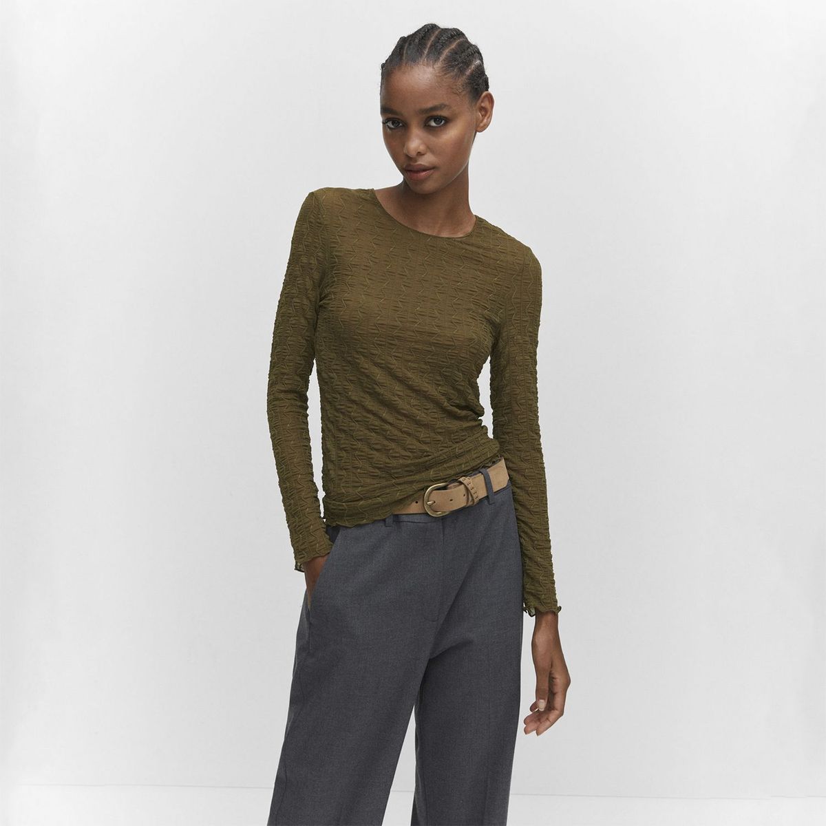 MANGO - Camisa Casual Mujer Mango