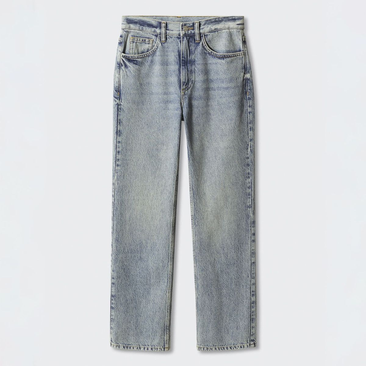 MANGO - Jean Recto Algodón Mujer Mango