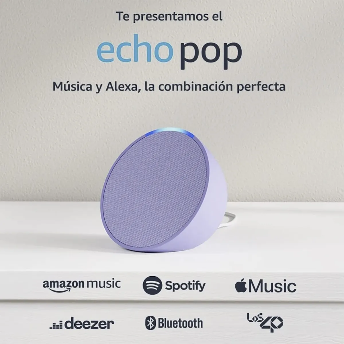 AMAZON - Parlante Inteligente Amazon Alexa Echo Pop