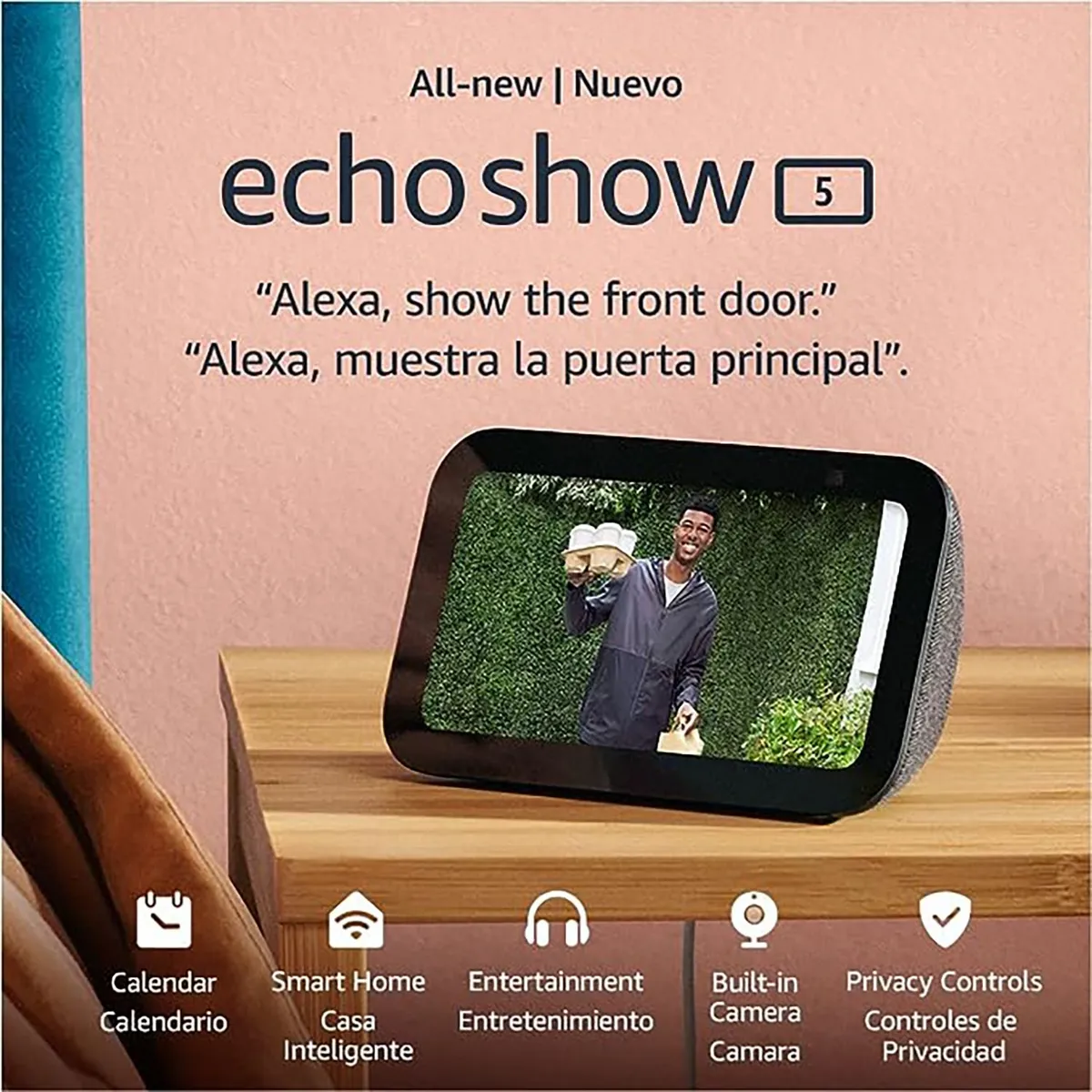 AMAZON - Parlante Inteligente Amazon Alexa Echo Show 5