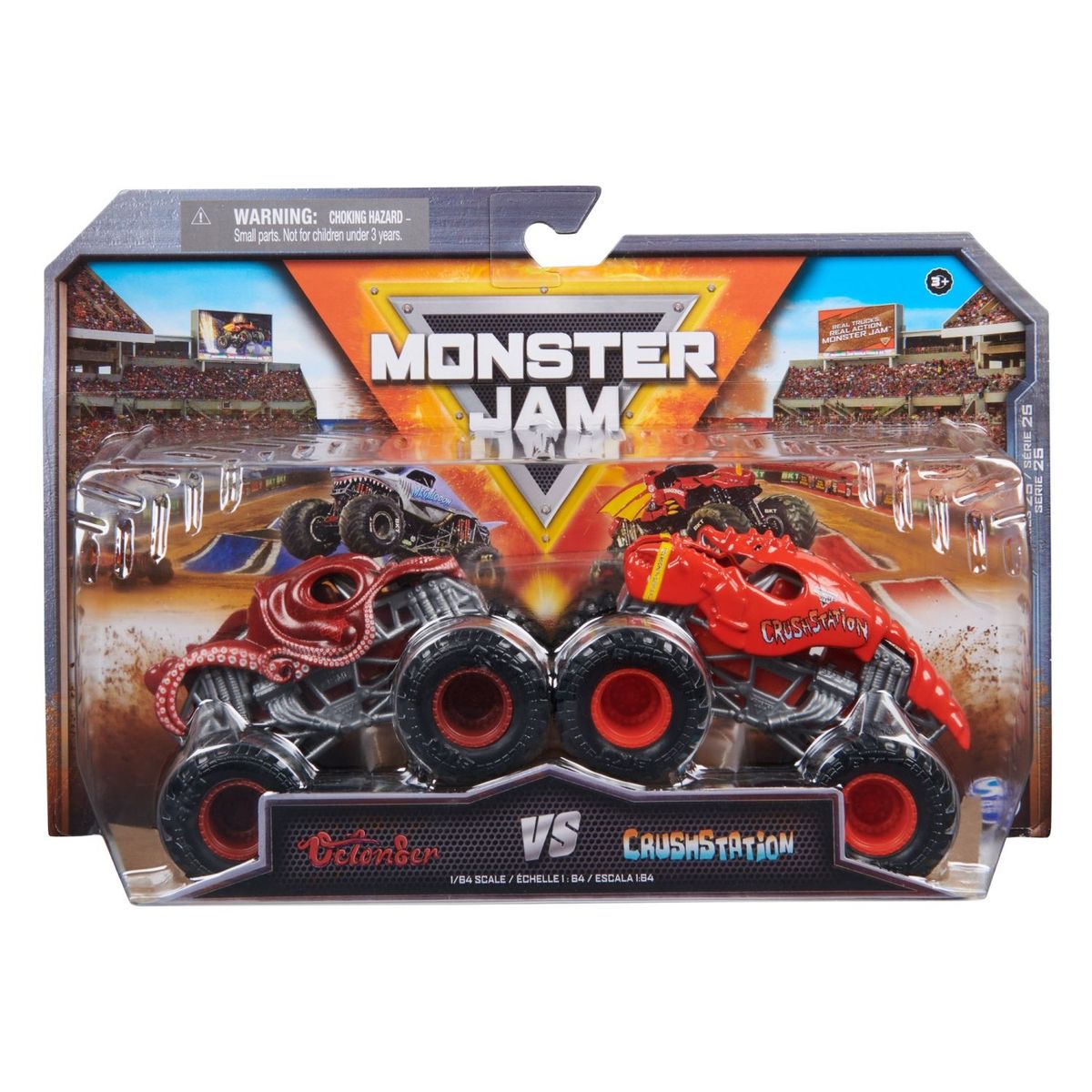 MONSTER JAM - Pack X2 Vehiculos Escala 1:64 Monster Jam