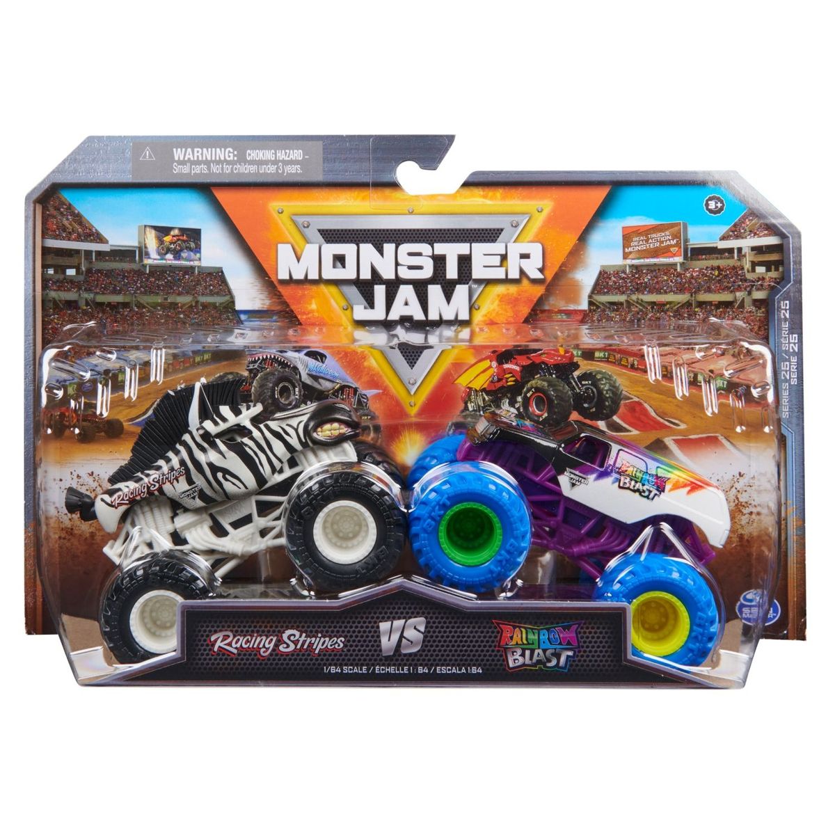 MONSTER JAM - Pack X2 Vehiculos Escala 1:64 Monster Jam
