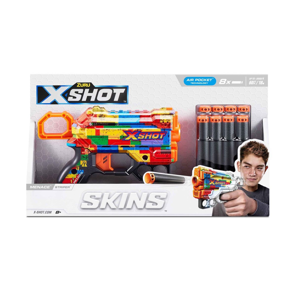 X-SHOT - Lanzador de Dardos Skins Menace X-SHOT