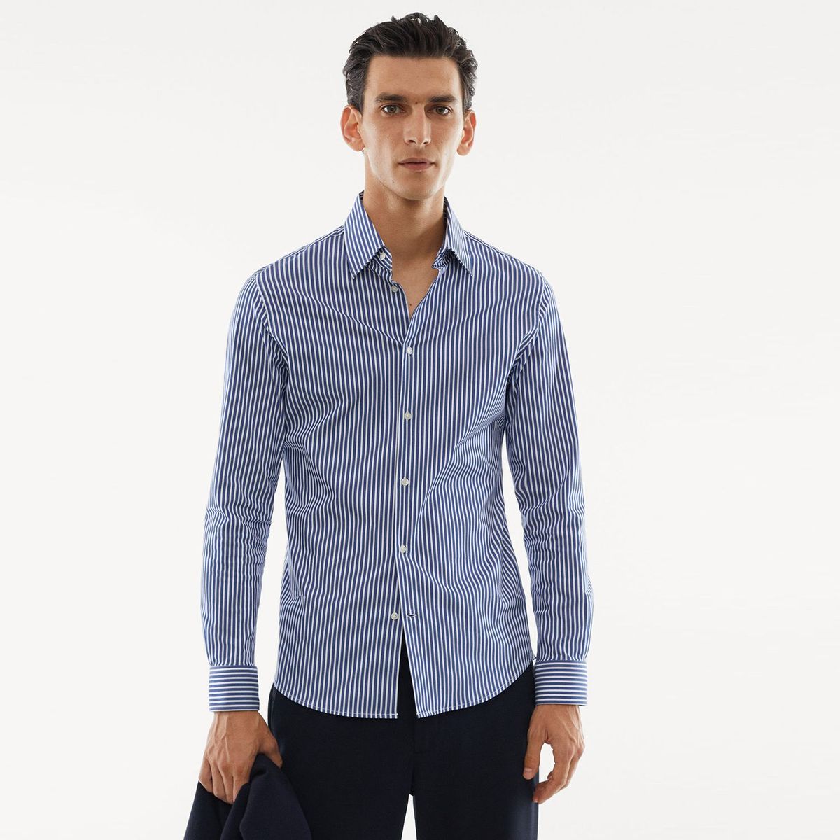 MANGO - Camisa Manga Larga Hombre Mango