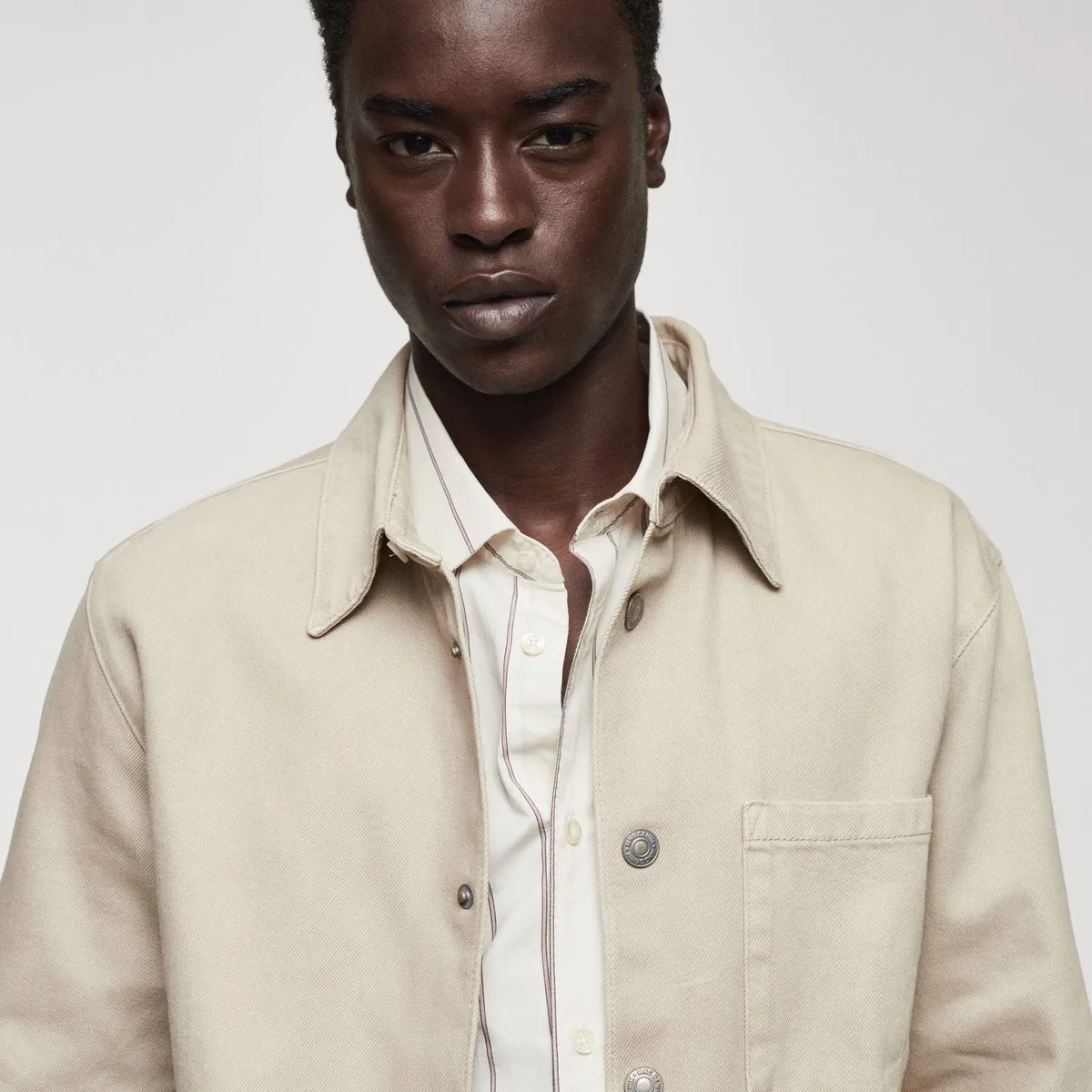 MANGO - Sobrecamisa Hombre Mango