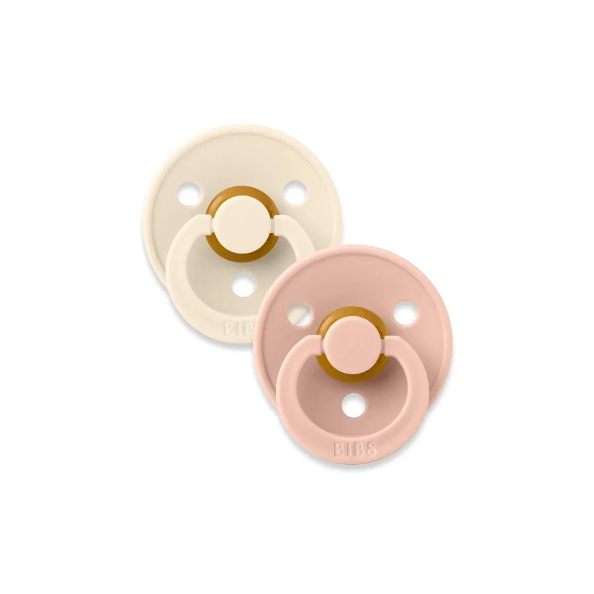 BIBS - Chupón para Bebé x2 und Ivory/Blush