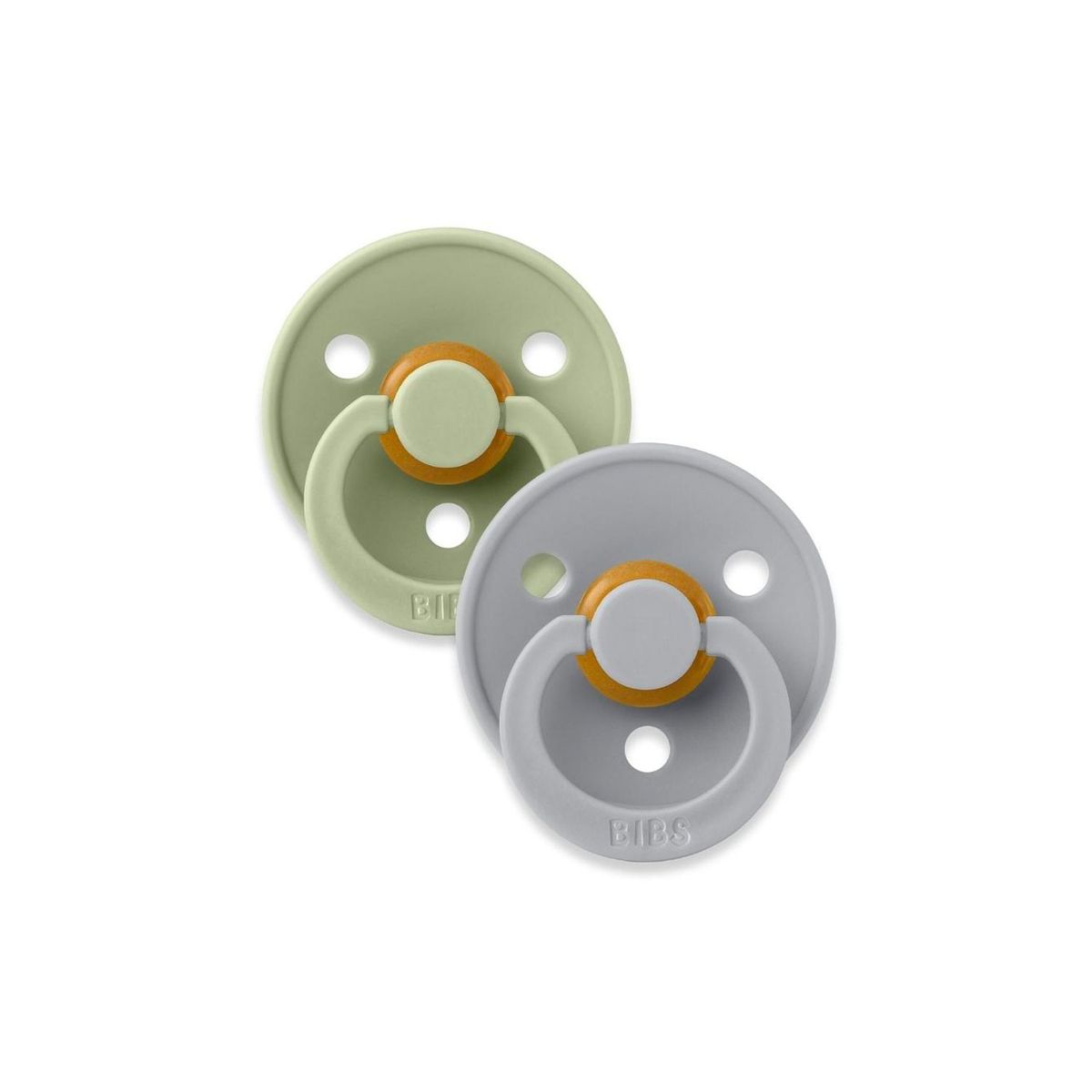 BIBS - Chupon para Bebe x2und Colour Sage/Cloud