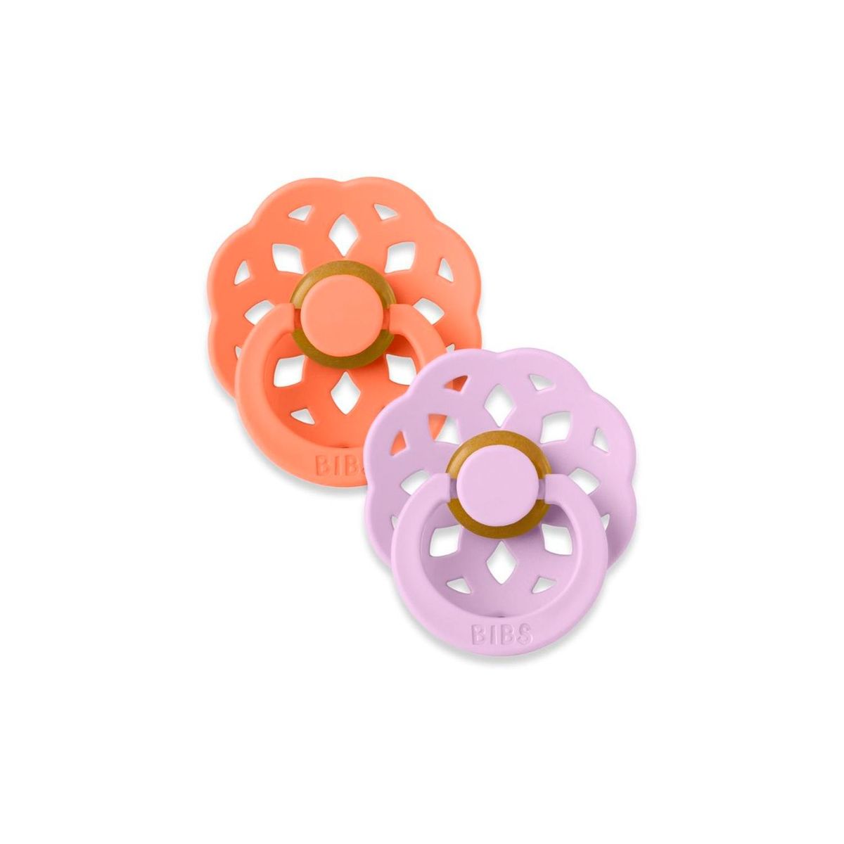 BIBS - Chupon para Bebe x2und Boheme Papaya