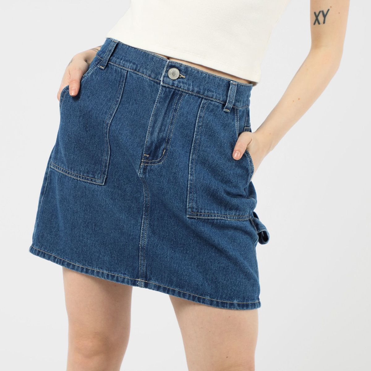 DENIMLAB - Falda Jean Mujer Denimlab