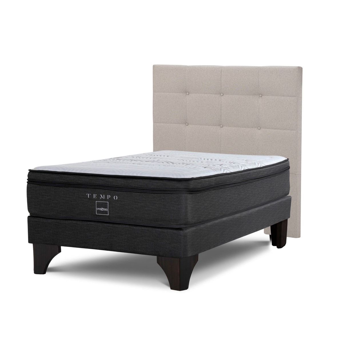 ROSEN - Dormitorio Europeo Tempo Issey Niebla 1.5 Plz