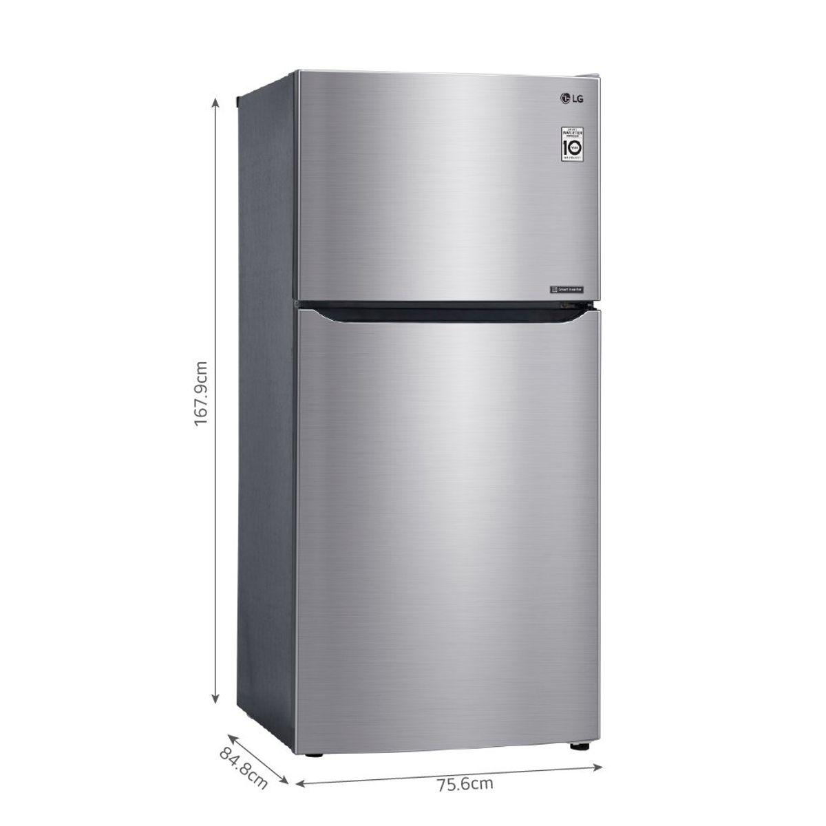 LG - Refrigeradora GT57BPSX 547L Gran Capacidad Top Mount Acero LG