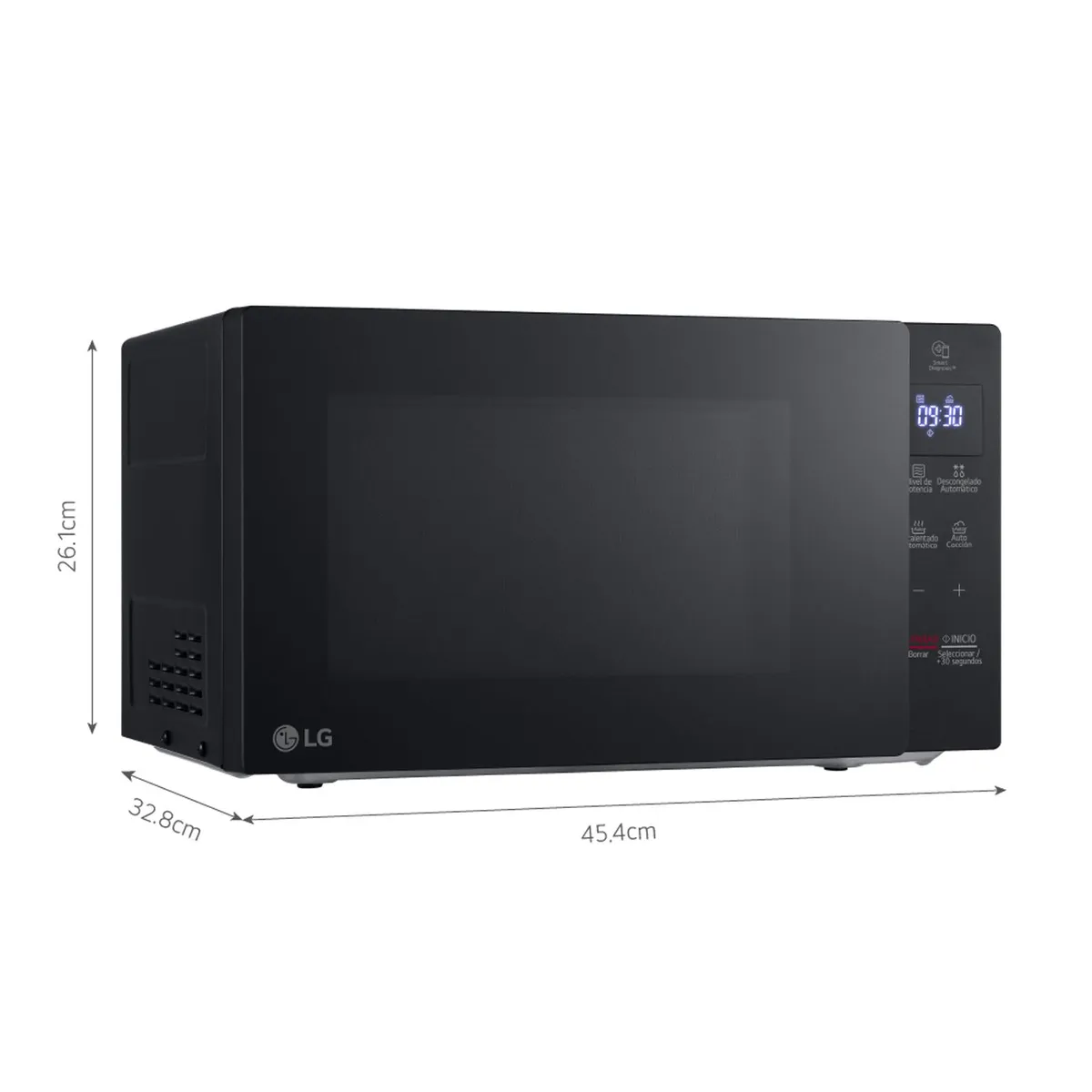 LG - Horno Microondas MS2032GAS 20L con EasyClean LG