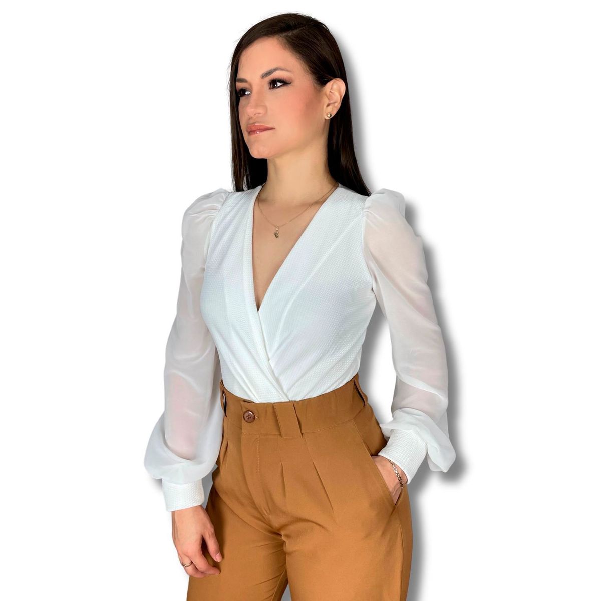 TULULA - Body Manga Larga Algodón Mujer Tulula