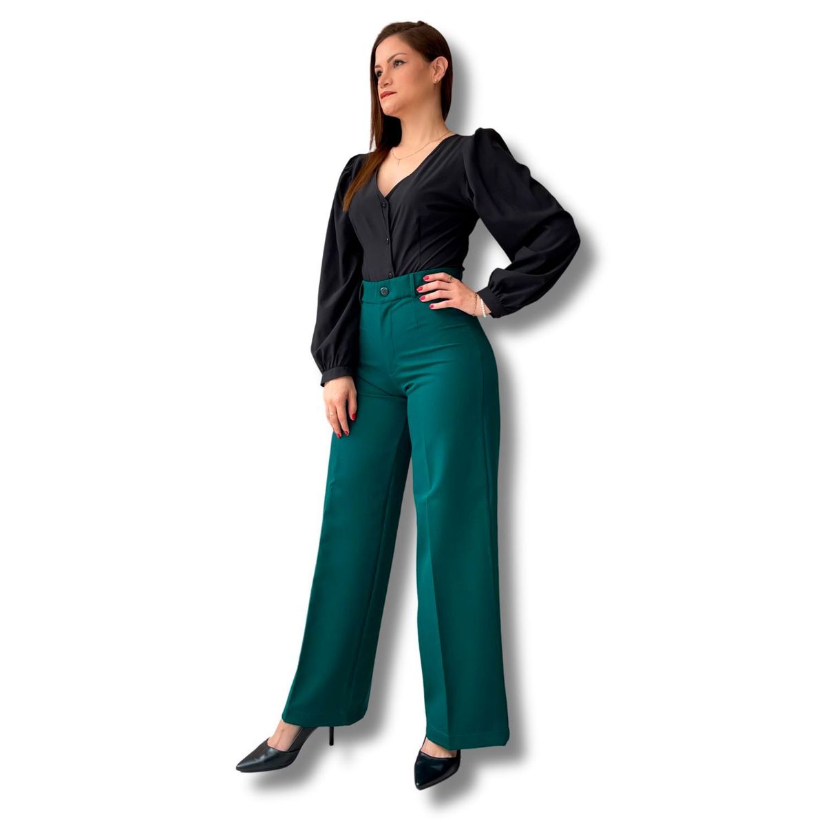 TULULA - Pantalón Recto  Mujer Tulula