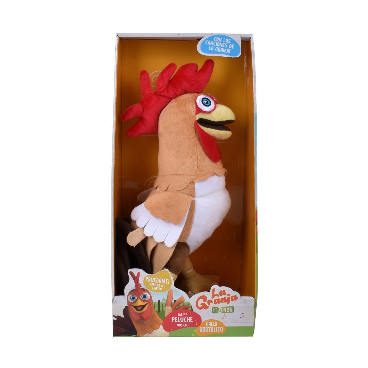 LA GRANJA DE ZENON - Juguete Peluche Musical 35 Cm La Granja De Zenon