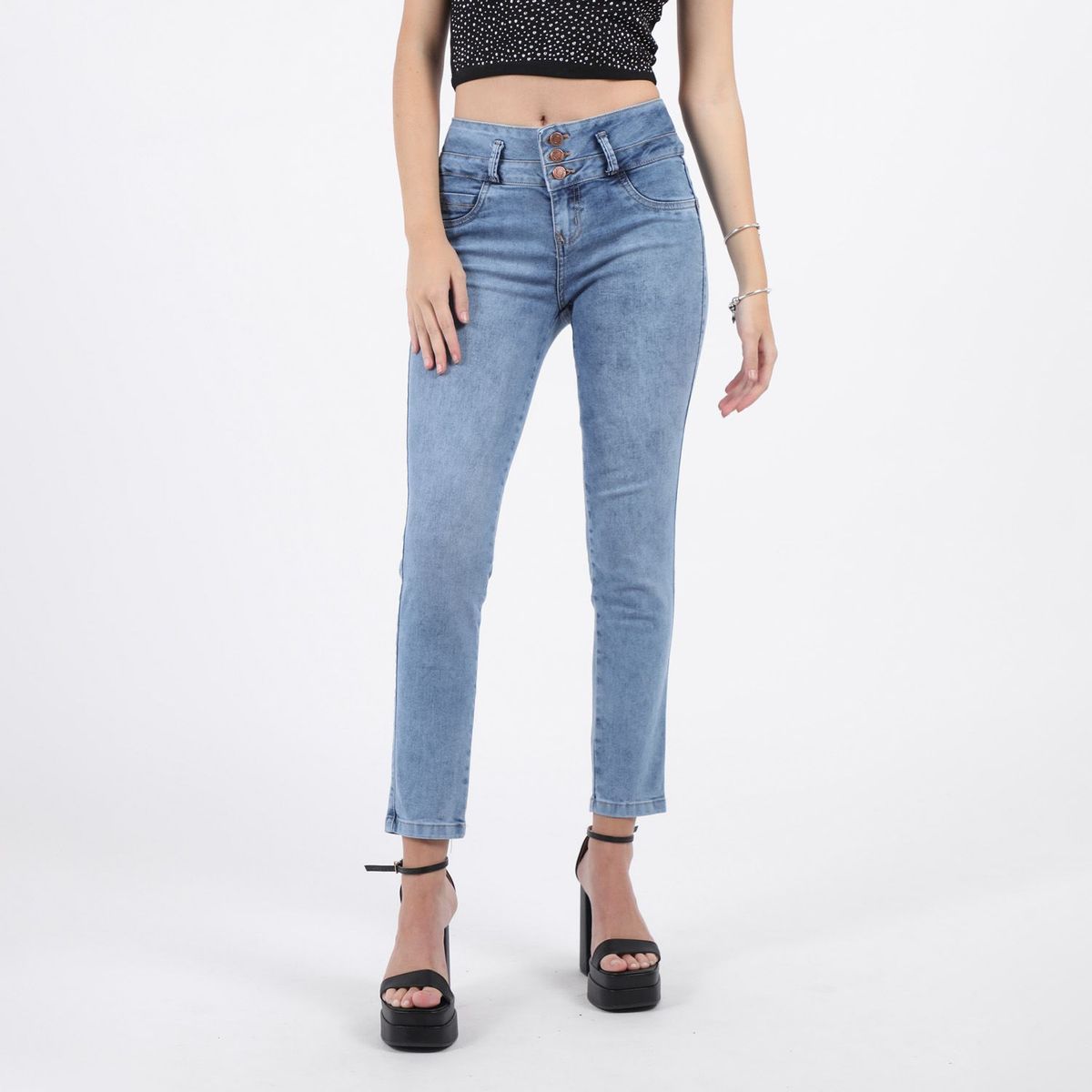 MOSSIMO - Jean Skinny Tiro Medio Mujer Mossimo